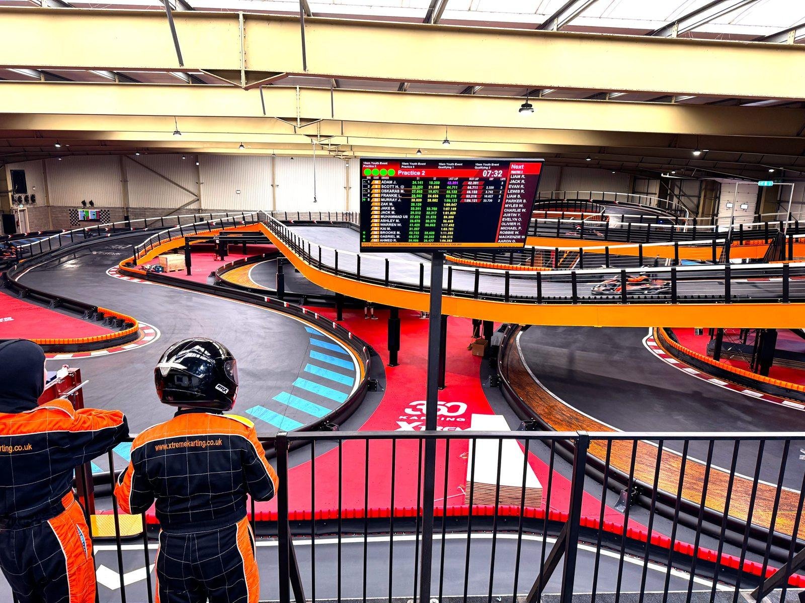 Viewing area at Xtreme Karting Edinburgh